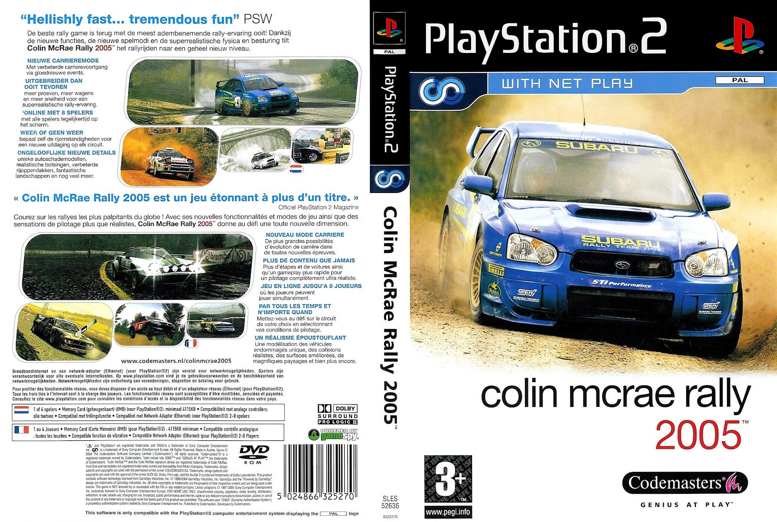 End PS2 Games Melhor Blog de PS2 Colin Mcrae Rally PS2 NTSC